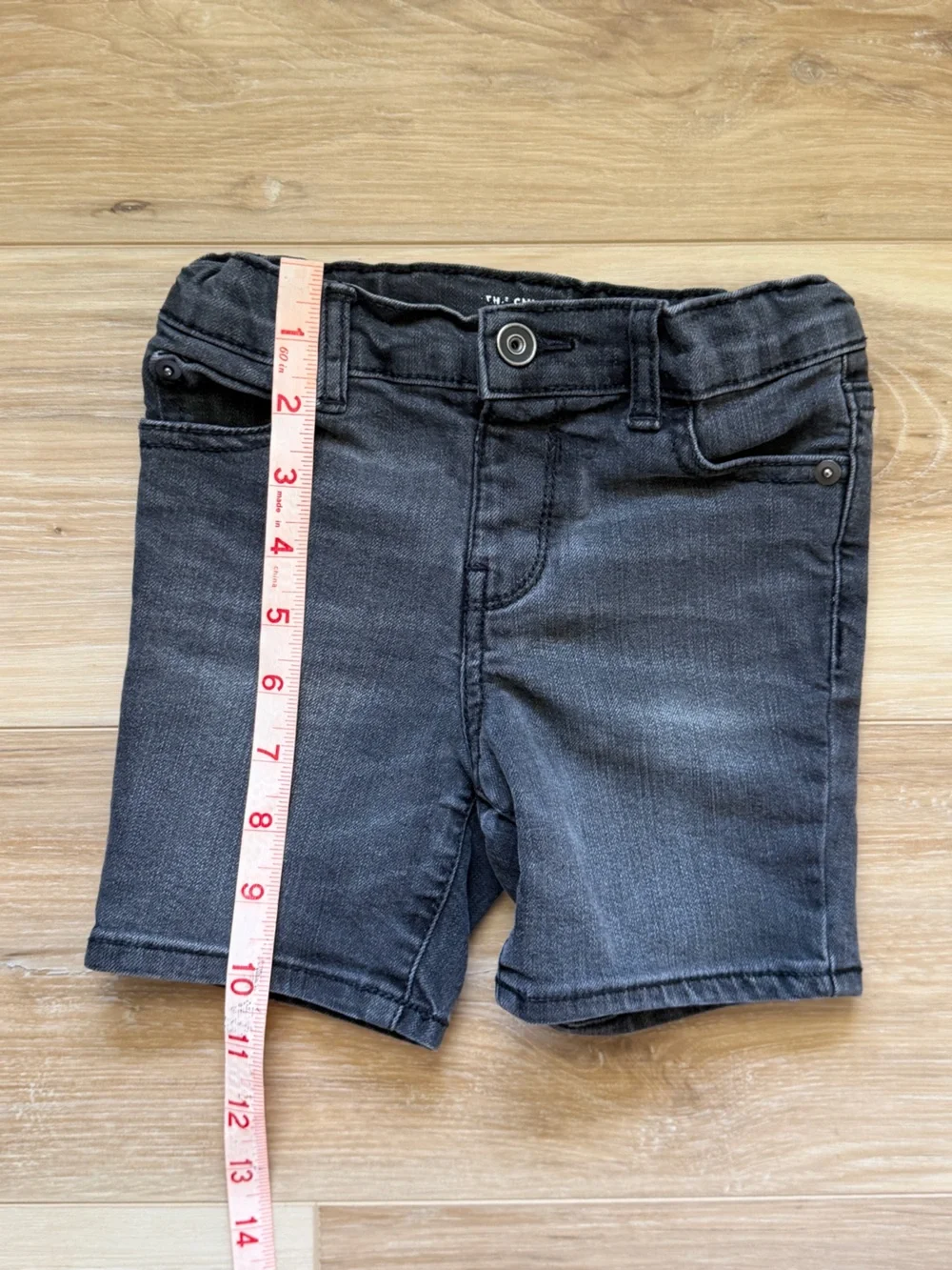 The Children's Place Charcoal Gray Denim Shorts